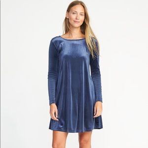 velvet swing dress with tag